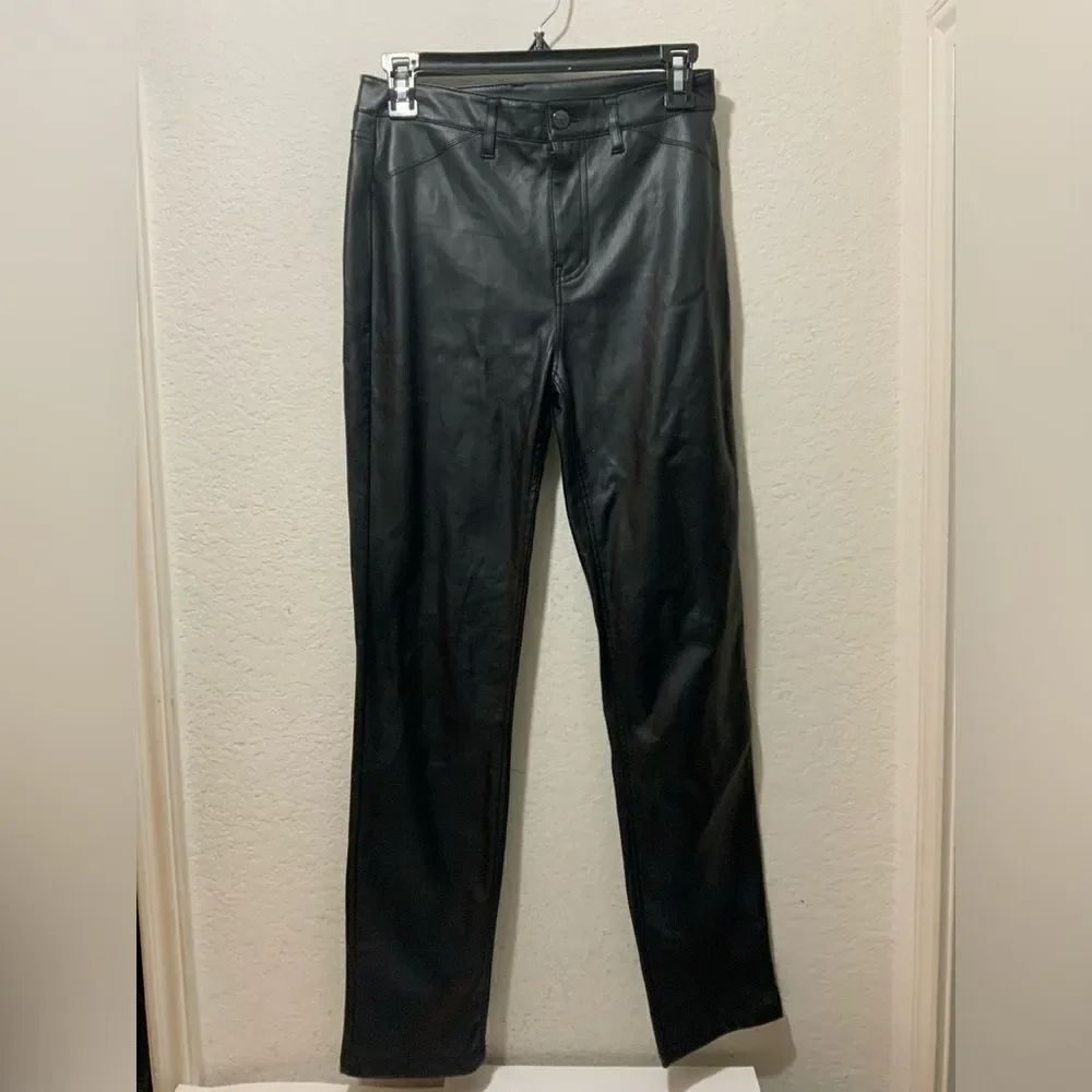 Free People l Long & Lean Faux-Leather Pants 2